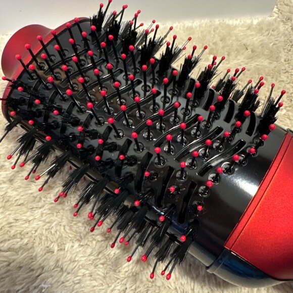 Revlon One Step Hair Dryer & Volumizer Hot Air Brush Styler Red Black NWOB - Picture 2 of 9